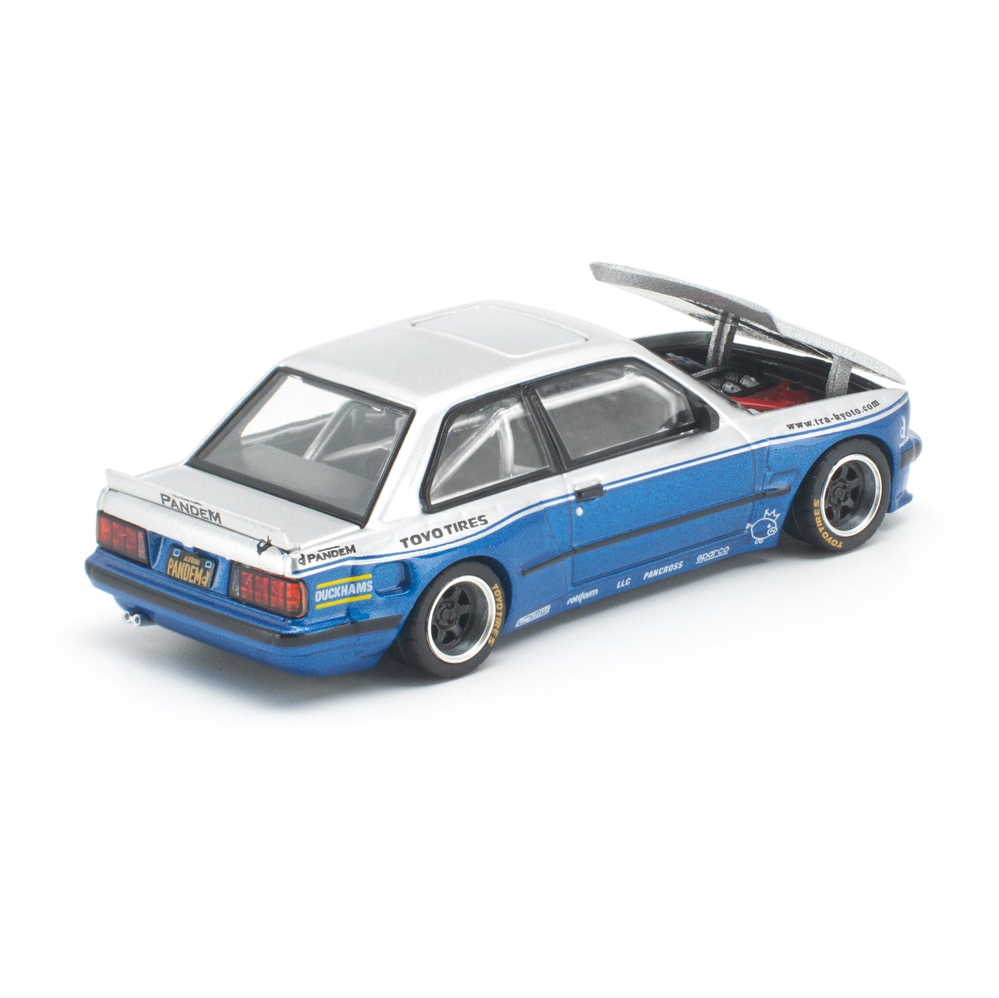 [PRE ORDER] Pop Race 1:64 Pandem E30 Silver