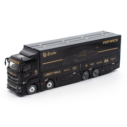 [PRE ORDER] Pop Race 1:64 LBWK Truck Black