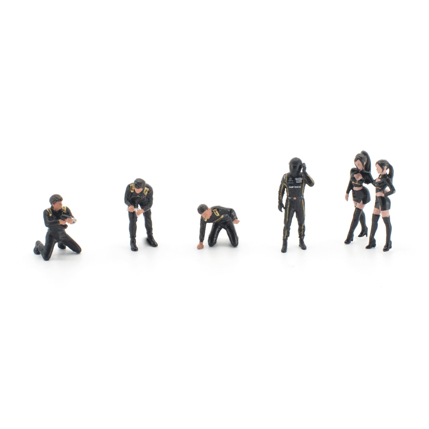 [PRE ORDER] Pop Race x American Diorama 1:64 Pop Race Team Crew 6 Figures