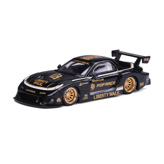 Pop Race 1:64 LB Super Silhouette Mazda RX-7 FD3S Black Toronto Edition