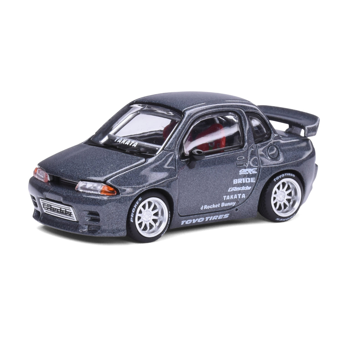 Pop Race 1:64 Pandem Rocket Bunny QR32 Metal Grey Toronto Edition