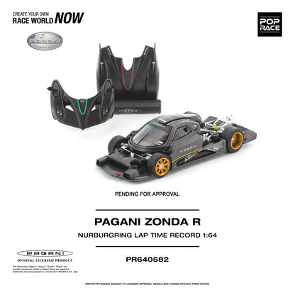 [PRE ORDER] Pop Race 1:64 Pagani Zonda R Nurburgring Lap Time Record