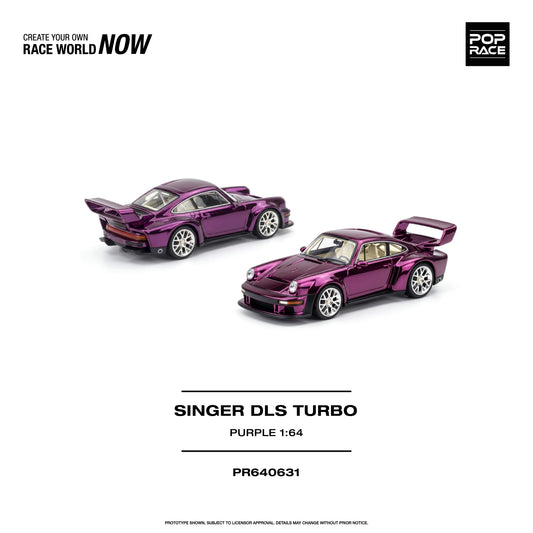 [PRE ORDER] Pop Race 1:64 Singer DLS Turbo Purple