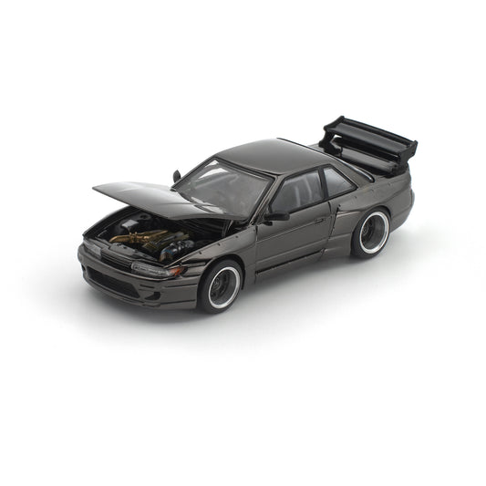 [PRE ORDER] Pop Race 1:64 Pandem S13 Dark Chrome PRDC010