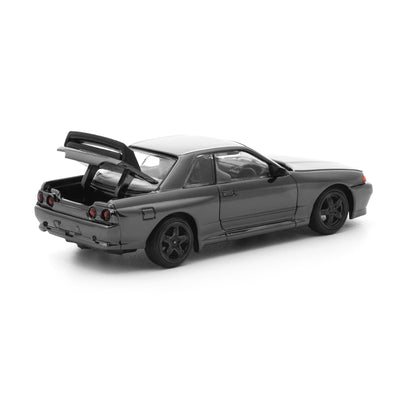Pop Race 1:64 Nissan Skyline GT-R R32 Dark Chrome