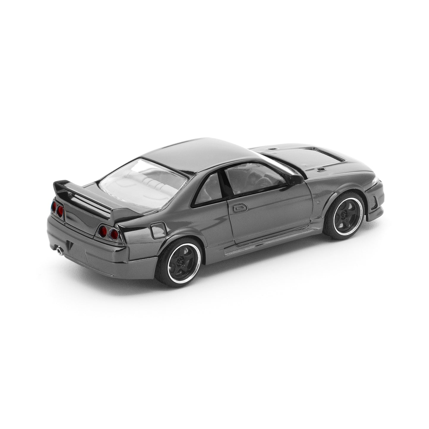 Pop Race 1:64 Nissan Skyline GT-R R33 Dark Chrome