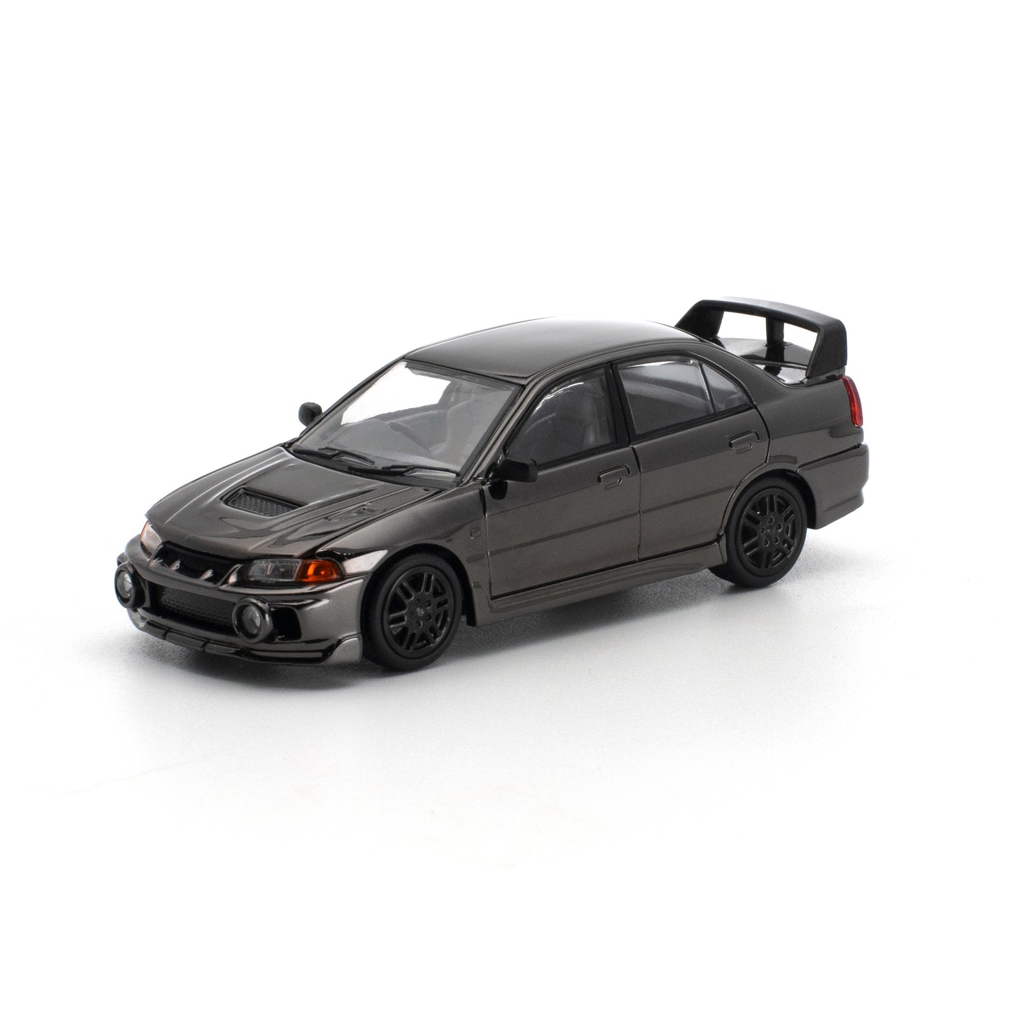 [PRE ORDER] Pop Race 1:64 Lancer Evolution IV Dark Chrome