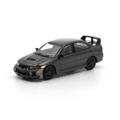 [PRE ORDER] Pop Race 1:64 Lancer Evolution IV Dark Chrome