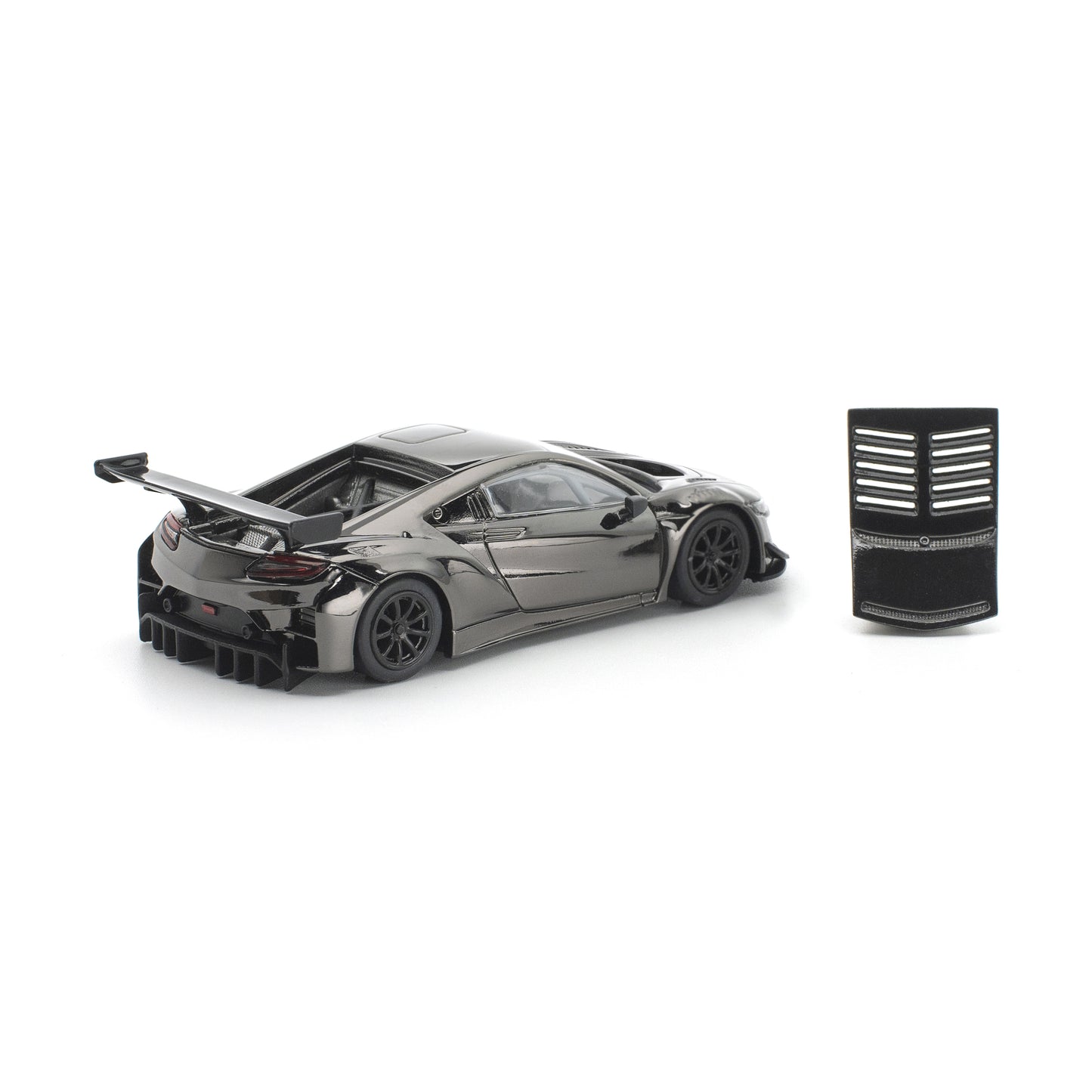[PRE ORDER] Pop Race 1:64 Honda NSX GT3 Evo22 Dark Chrome