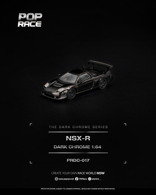 [PRE ORDER] Pop Race 1:64 NSX-R Dark Chrome