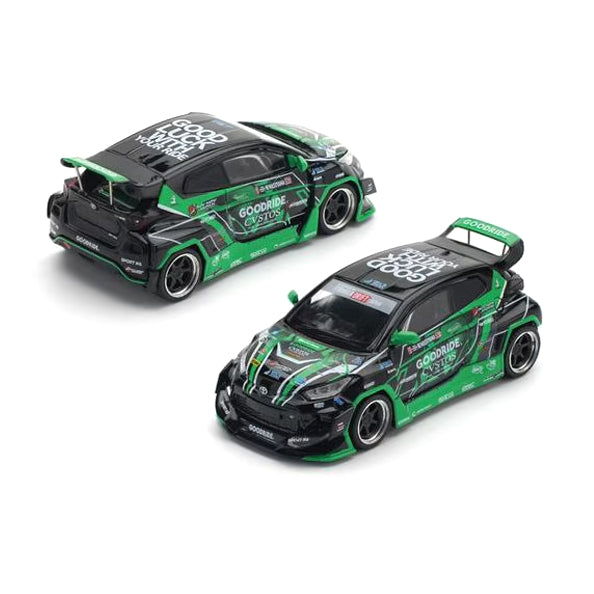 Pop Race Enigma 1:64 Pandem GR Yaris MotorSports Green PRE007