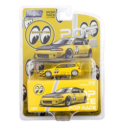 Pop Race Enigma 1:64 Pandem Civic EG6 Mooneyes PRE010