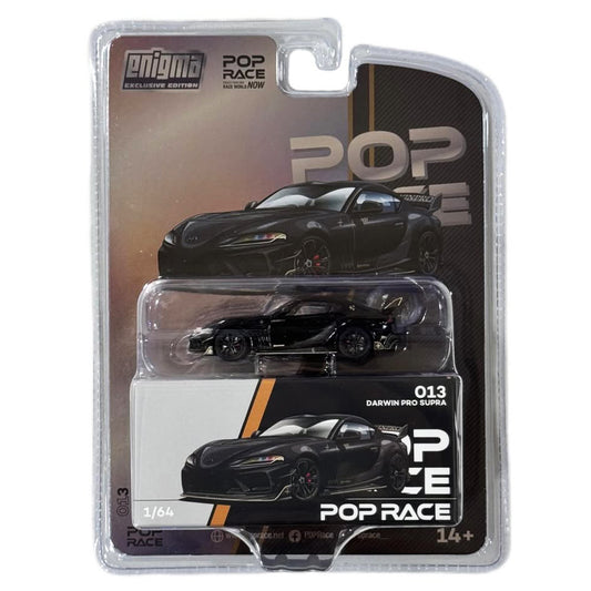 Pop Race Enigma 1:64 Darwin Pro 66G NWB Supra A90 Midnight Black PRE013