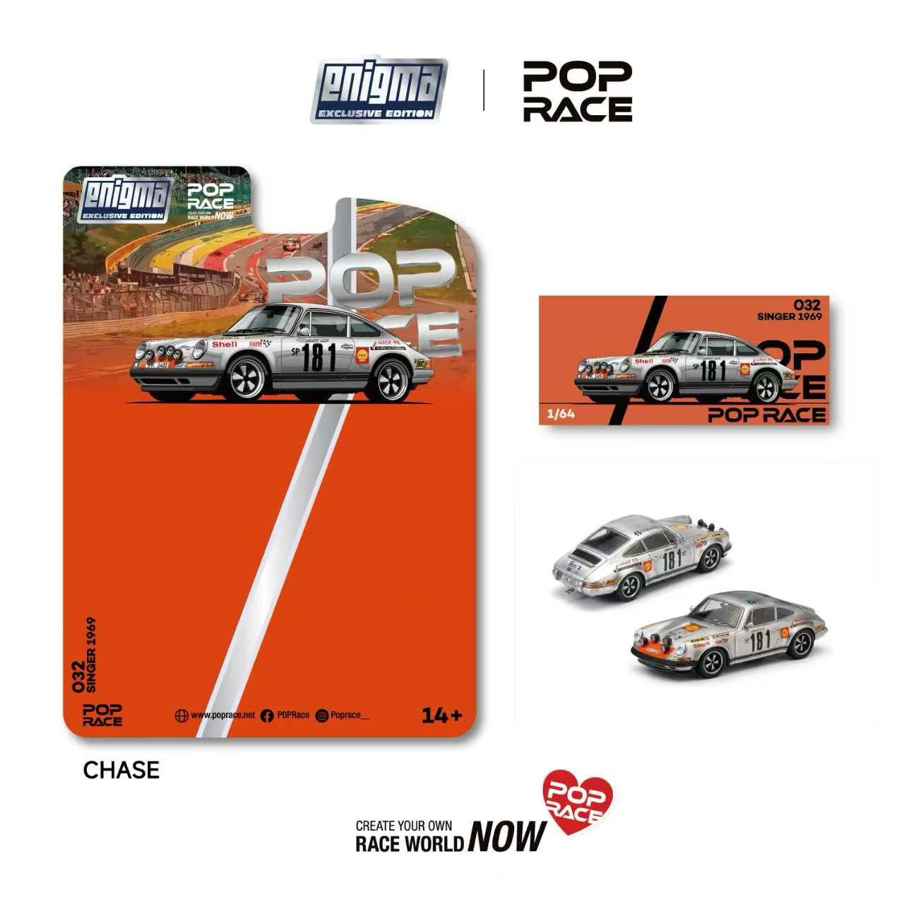 [PRE ORDER] Pop Race Enigma 1:64 Singer 1969 Tour de France #181