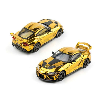 [PRE ORDER] Pop Race Enigma 1:64 Darwin Pro 66G WBK Supra A90 Nitro Yellow