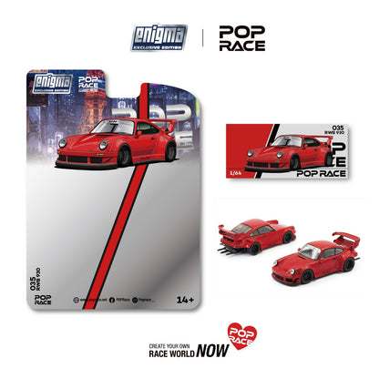 [PRE ORDER] Pop Race Enigma 1:64 RWB 930 Red