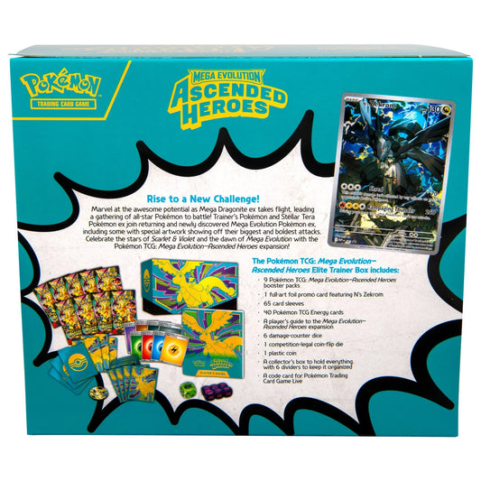 Pokémon TCG Mega Evolution Ascended Heroes Elite Trainer Box