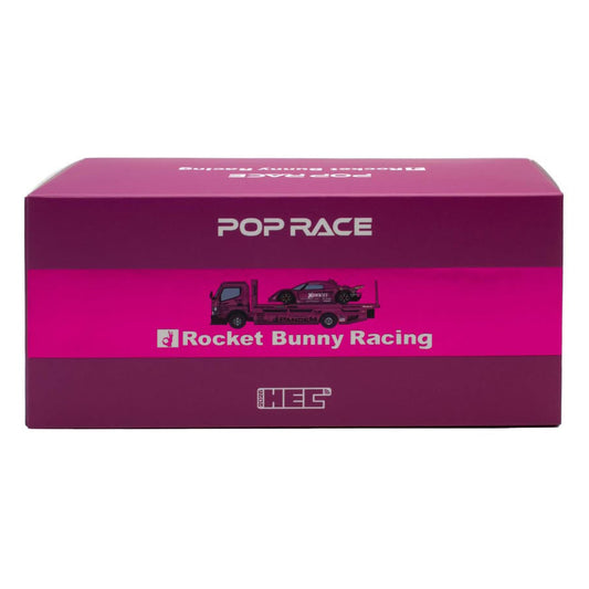 Pop Race 1:64 Pandem Elise and Fuso Truck Set HEC 2026