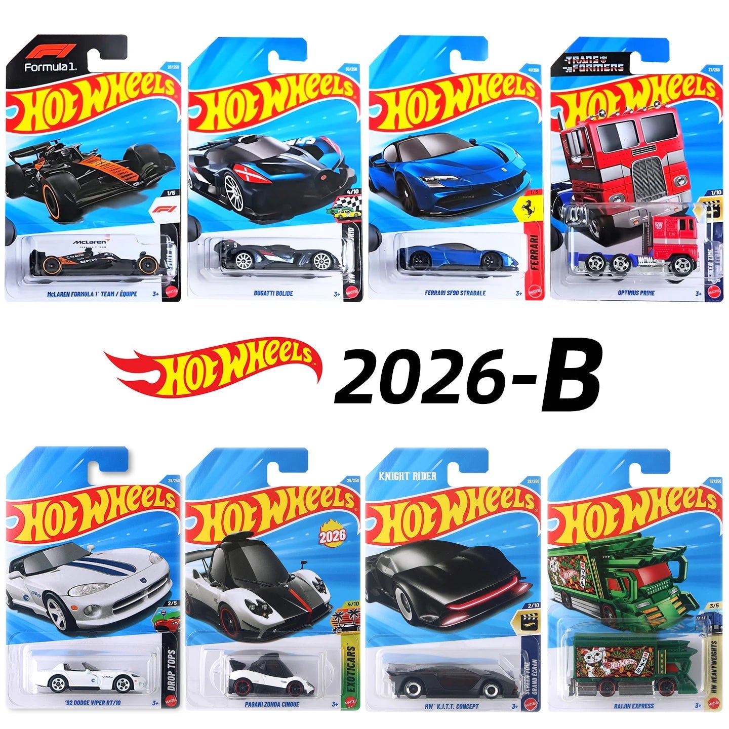 Hot Wheels Mainline 1:64 B Case 2026