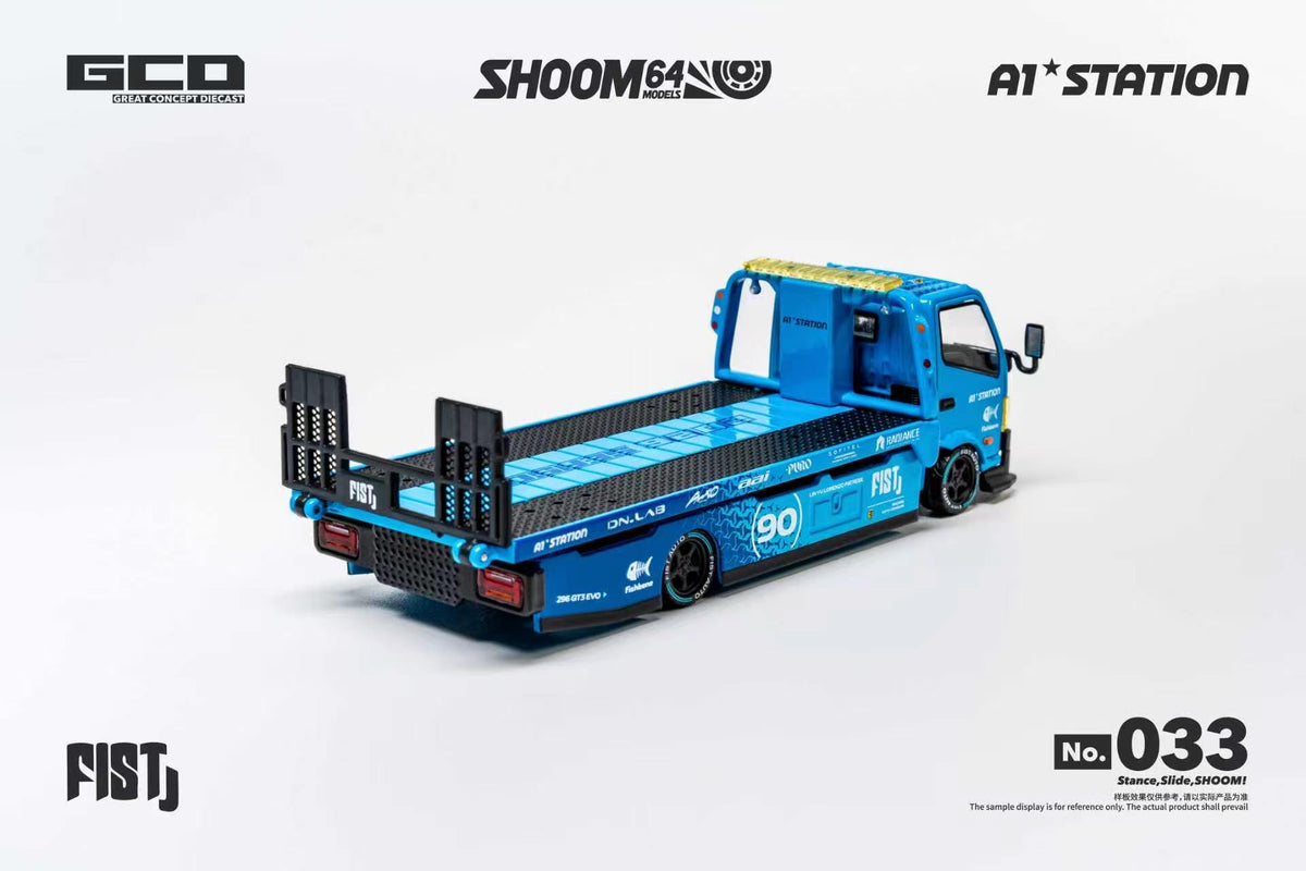 [PRE ORDER] SHOOM 1:64 FIST TEAM Hino 300 Custom Drop-Bed Car Carrier APA Xpo Foshan 2026 LHD