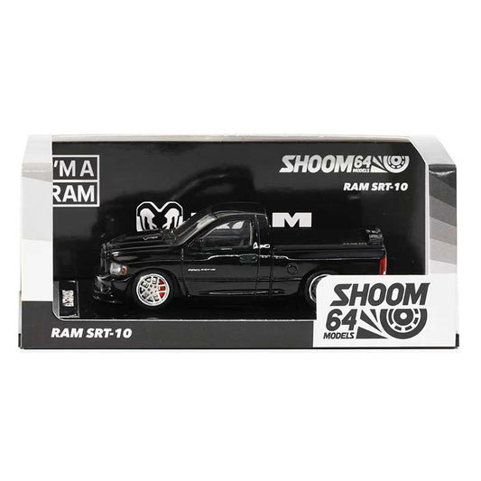 Shoom64 1:64 2003 Dodge Ram SRT-10 Pickup Black
