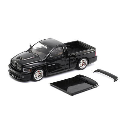 Shoom64 1:64 2003 Dodge Ram SRT-10 Pickup Black