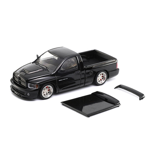 Shoom64 1:64 2003 Dodge Ram SRT-10 Pickup Black