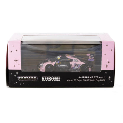 Tarmac Works 1:64 Audi R8 LMS GT3 evo II Macau GT Cup FIA GT World Cup 2024 #10 with Tarmac Cards Combo Set