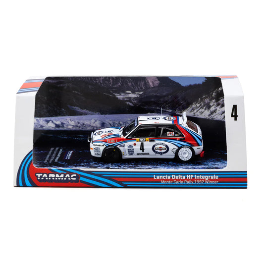 Tarmac Works 1:64 Lancia Delta HF Integrale Monte Carlo Rally 1992 Winner Didier Auriol