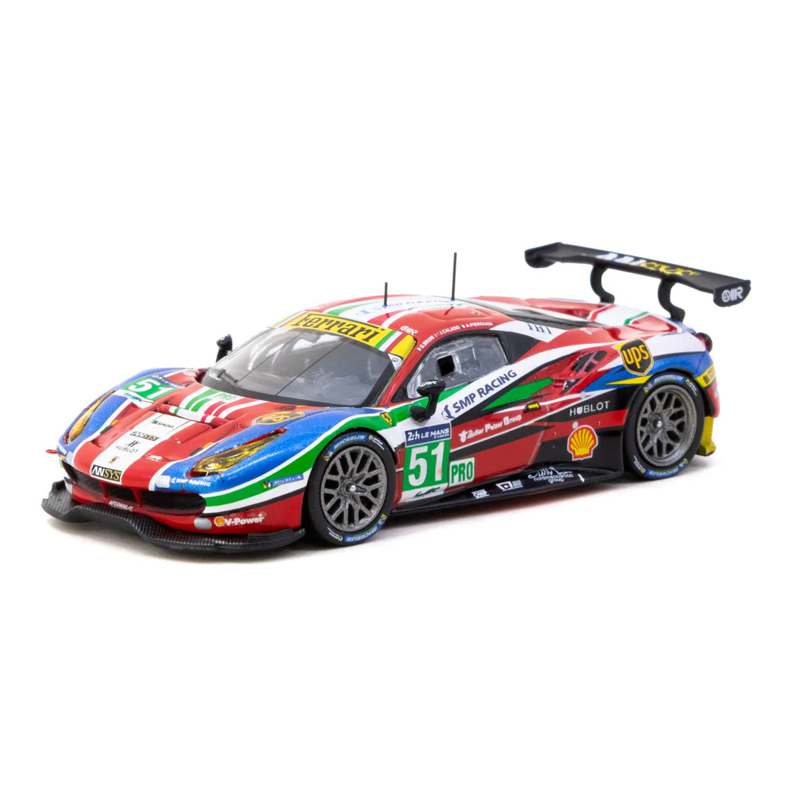 Tarmac Works 1:64 Ferrari 488 GTE 24h of Le Mans 2016 G. Bruni / J. Calado / A. Pier Guidi