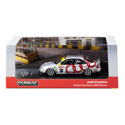 Tarmac Works 1:64 Audi A4 Quattro Macau Guia Race 1996 Winner Frank Biela
