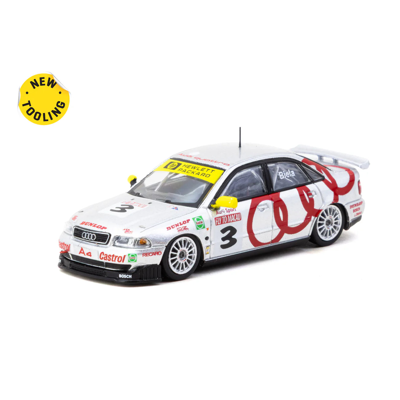 Tarmac Works 1:64 Audi A4 Quattro Macau Guia Race 1996 Winner Frank Biela