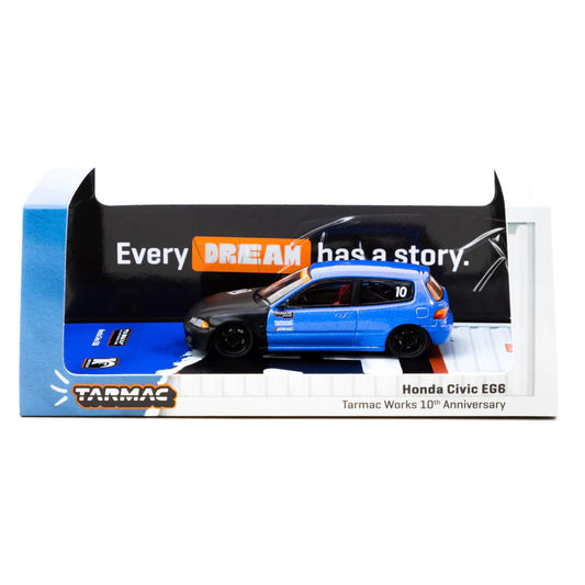 Tarmac Works 1:64 Honda Civic EG6 10th Anniversary Hobby64