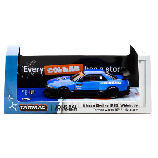 Tarmac Works 1:64 Nissan Skyline R32 Widebody 10th Anniversary Global64