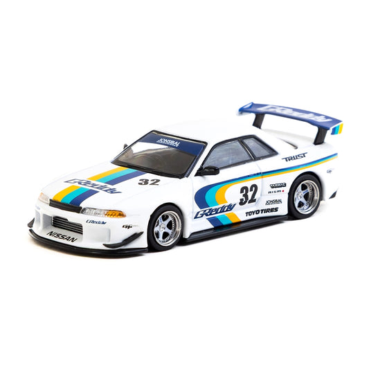 Tarmac Works 1:64 Mijo Exclusive Nissan GT-R R32 Widebody Jonsibal Designworks & Greddy