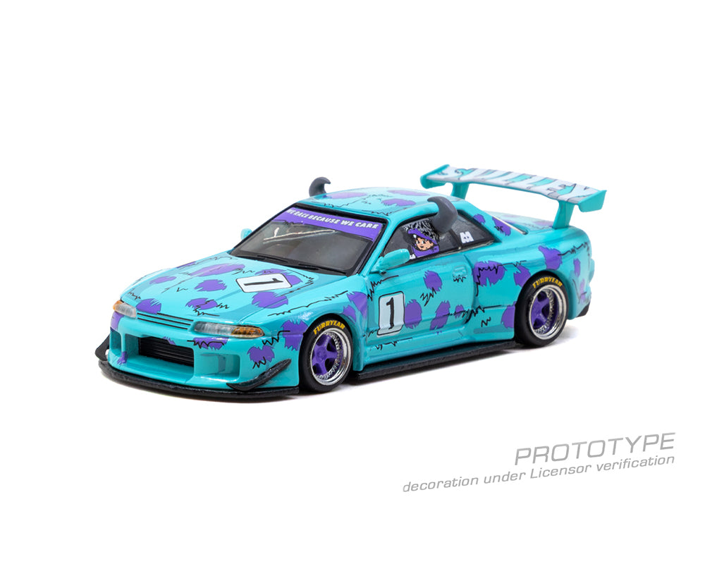 [PRE ORDER] Tarmac Works 1:64 Nissan Skyline GT-R R32 Widebody Jonsibal Disney Sulley Global64