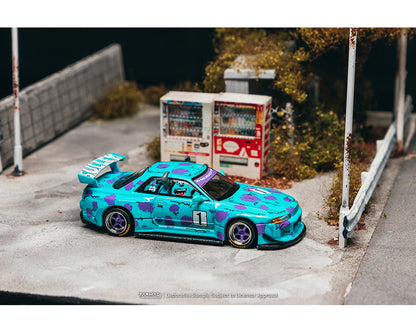 [PRE ORDER] Tarmac Works 1:64 Nissan Skyline GT-R R32 Widebody Jonsibal Disney Sulley Global64