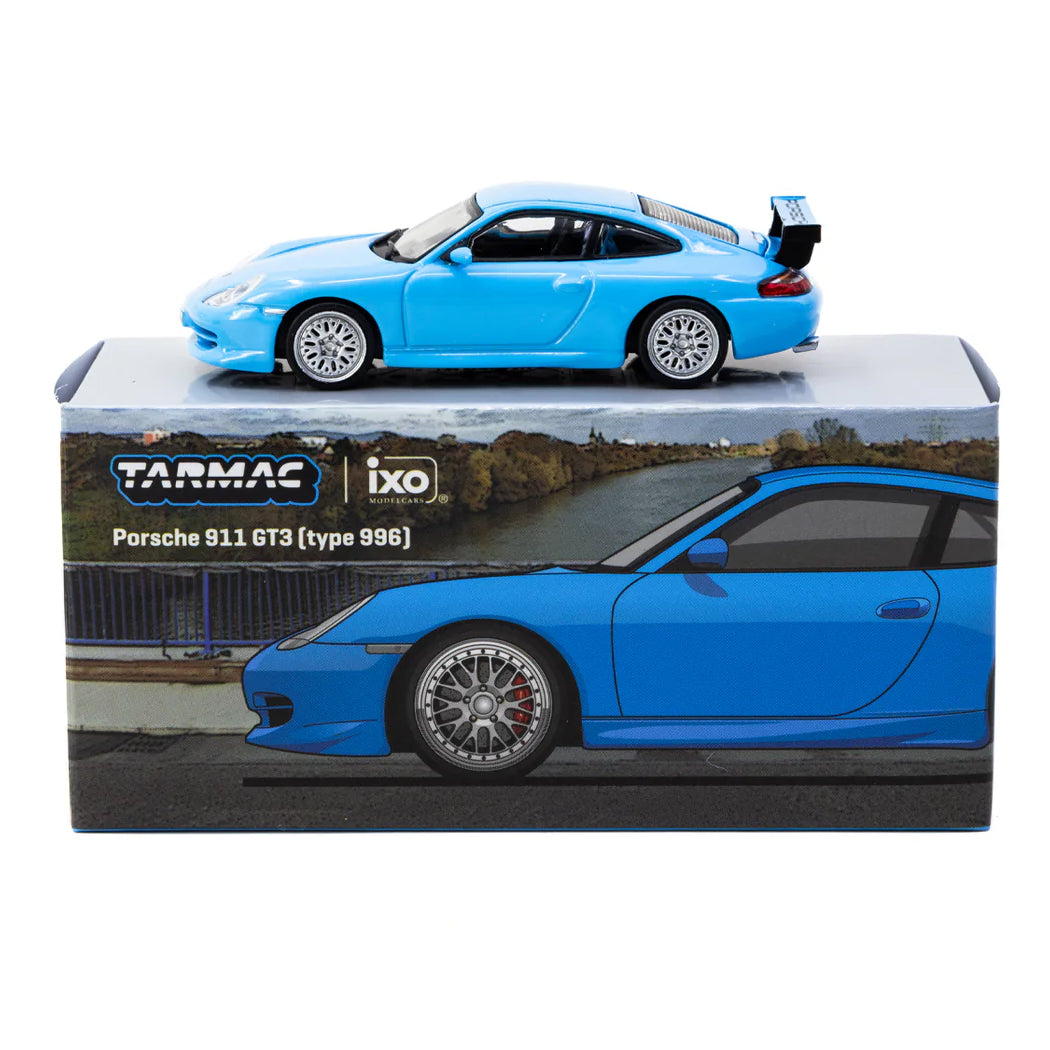 Tarmac Works 1:64 Porsche 911 GT3 Light Blue iXO Models GLOBAL64
