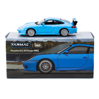 Tarmac Works 1:64 Porsche 911 GT3 Light Blue iXO Models GLOBAL64