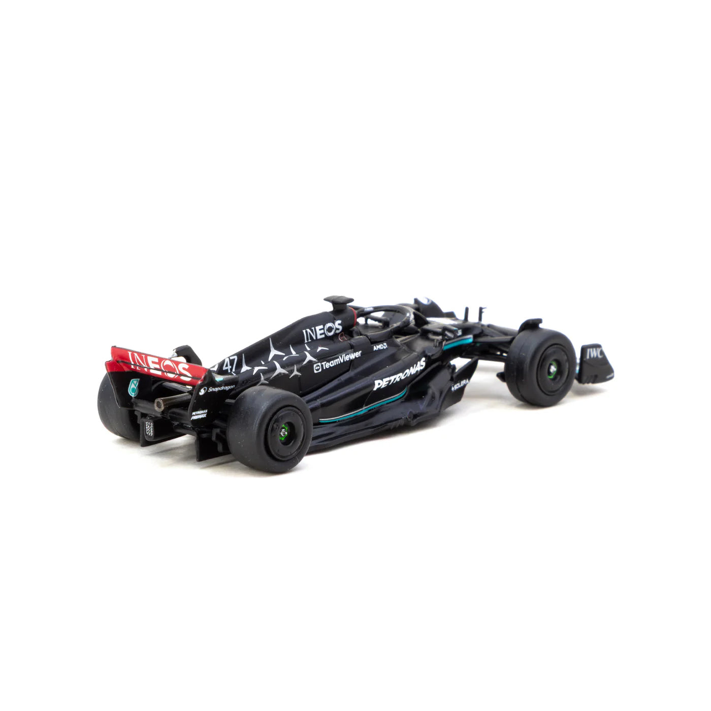Tarmac Works 1:64 Mercedes-AMG F1 W14 E Performance Spanish Grand Prix 2023 Mick Schumacher with pit board