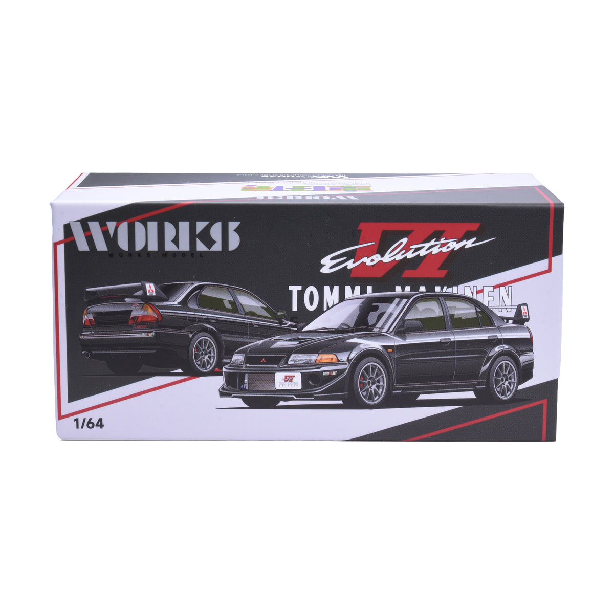 Works Model 1:64 Mitsubishi Lancer Evolution VI Tommi Makinen Gun Metal Hong Kong Toy Car Salon 2026