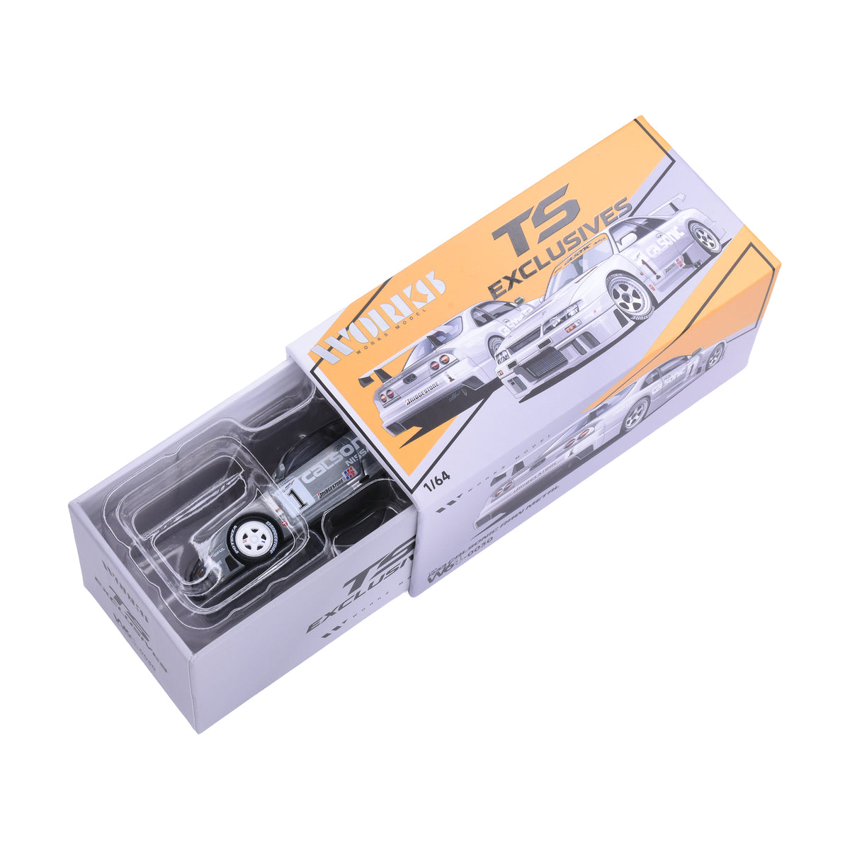 Works Model 1:64 R33 Calsonic Raw Metal Canadian DieCast Expo 2026