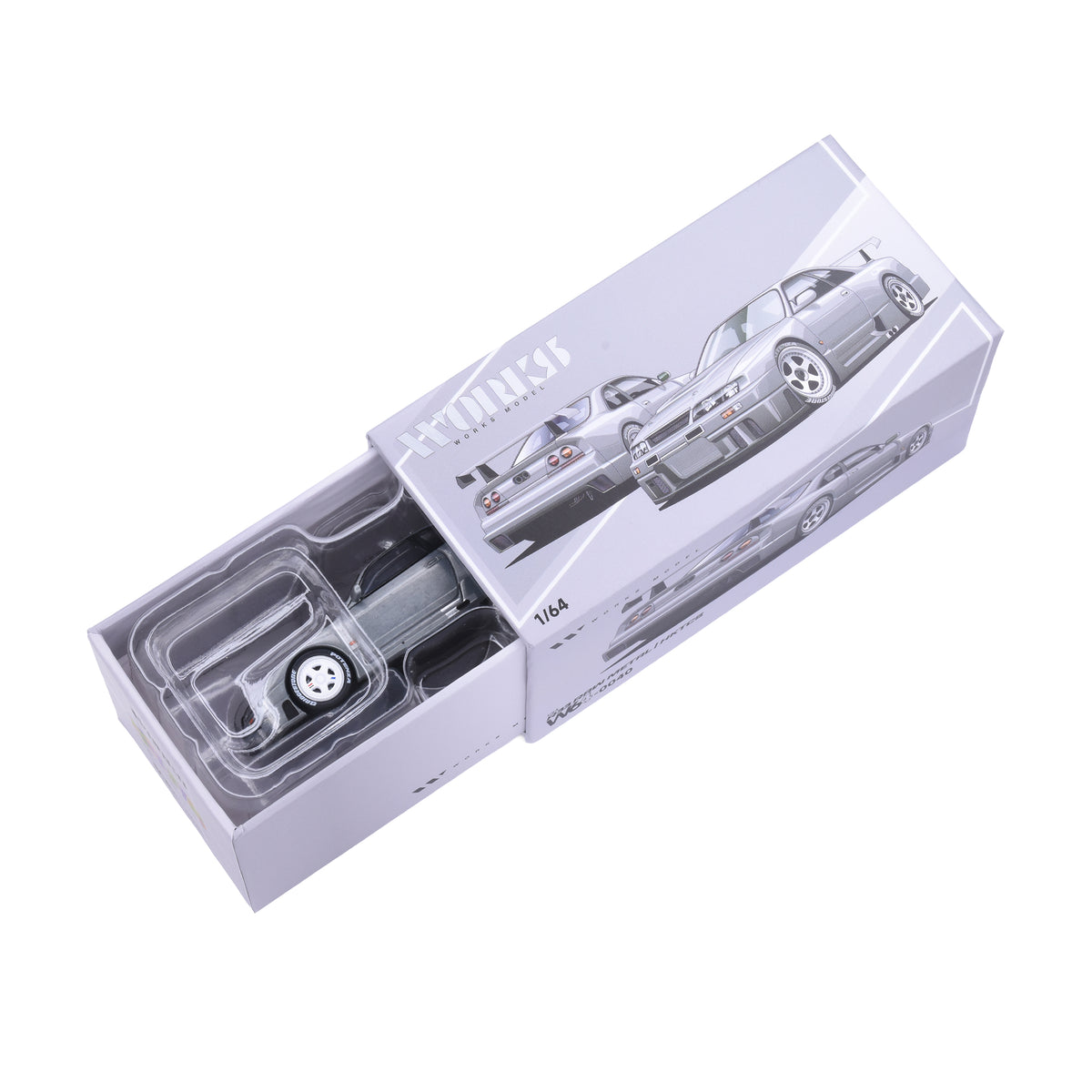 Works Model 1:64 R33 Raw Metal Hong Kong Toy Car Salon 2026