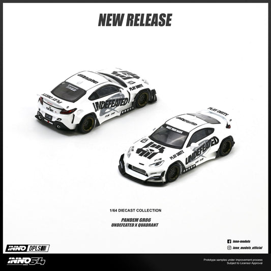 [PRE ORDER] Inno64 1:64 Toyota GR86 Pandem Rocket Bunny Undefeated x Quadrant