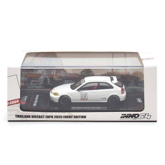 Inno64 1:64 Honda Civic Type-R (EK9) White TDE 2025