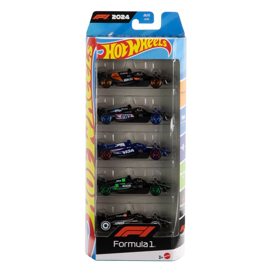 Hot Wheels Mainline 1:64 5 Pack Formula 1 2024