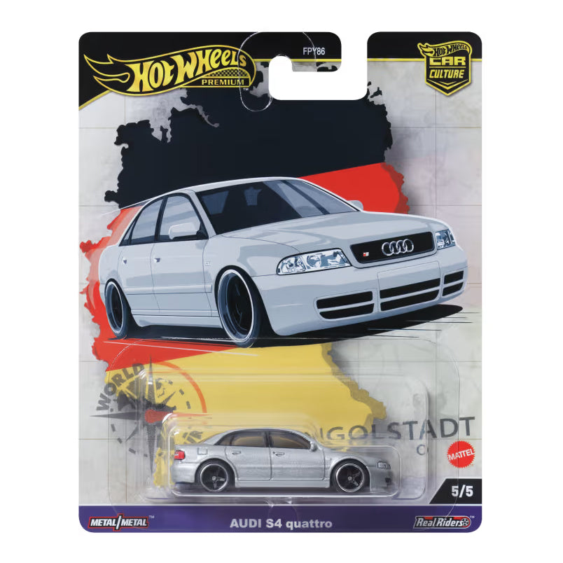 [TESTE] Hot Wheels Premium 1:64 Car Culture Audi S4 Quattro