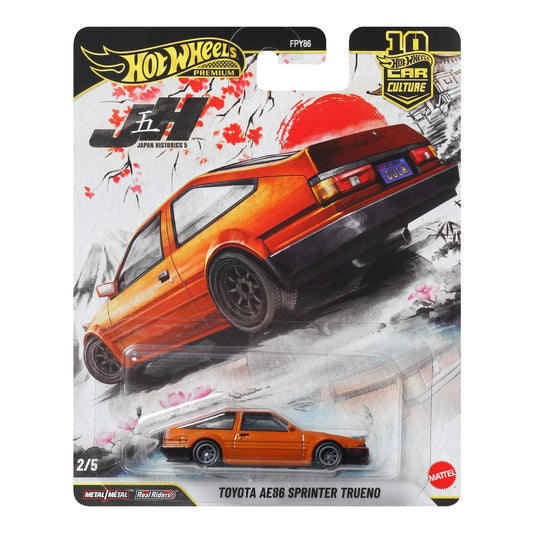 Hot Wheels Premium 1:64 Car Culture Toyota AE86 Sprinter Trueno