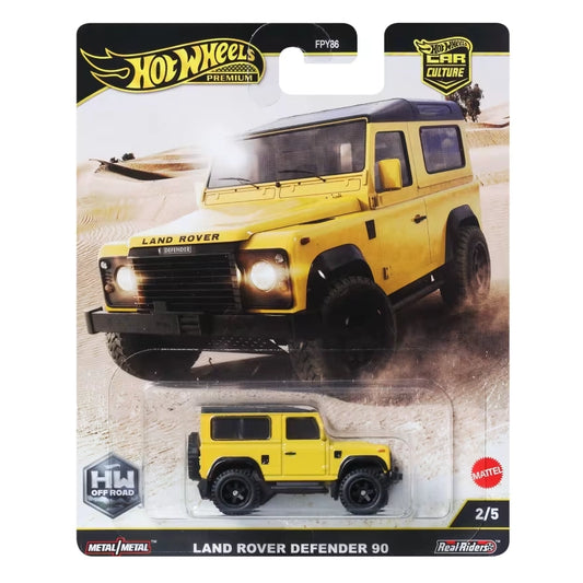 Hot Wheels Premium 1:64 Car Culture Land Rover Defender 90