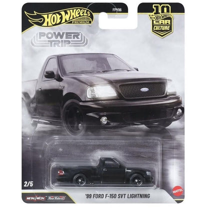 Hot Wheels Premium 1:64 Car Culture Power Trip Case R Set of 5 FPY86-961R
